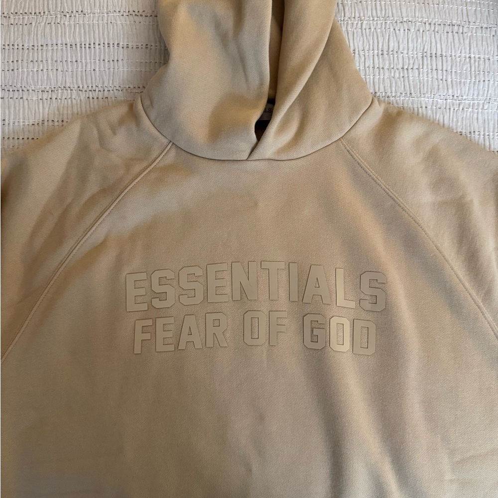 Essentials Beige Hoodie